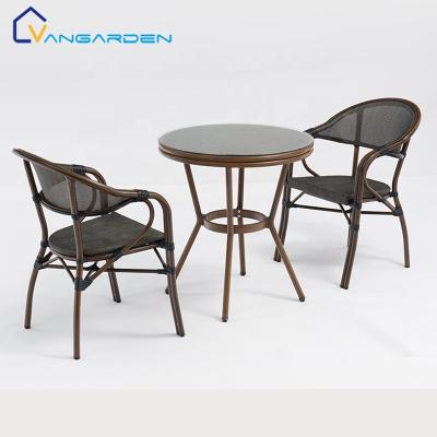 China Modern Hot Sale Outdoor Patio Furniture Set With Dining Table And Chairs for sale