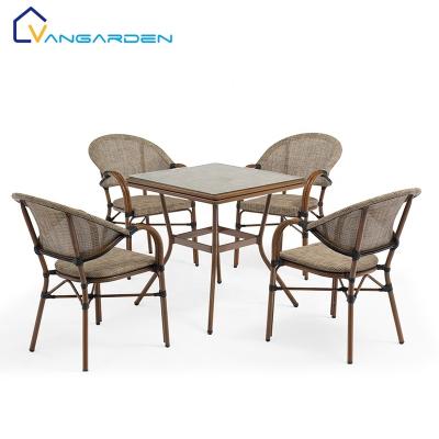 China Outdoor Traditional Garden Furniture Patio Factory Set with Gray Color Fabric for sale