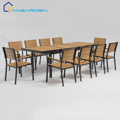 China Waterproof Outdoor Furniture Lowes Contemporary Outdoor Patio Dining Folding Set For 10 for sale