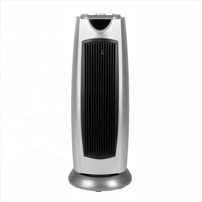 China Hotel Home Appliance Bedroom Bathroom Indoor Use Portable Electric Fan PTC Heater With Tip-over Overheating for sale