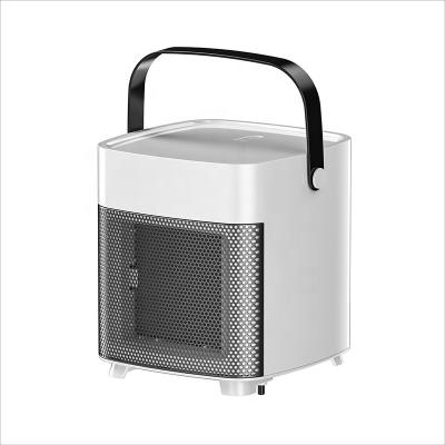 China Hotel Rotatable Electric Desktop Heater 3s Fast Heating On--heat&power Off Mini PTC Ceramic Heater Pad for sale