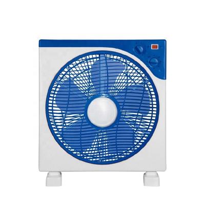 China TIMER 12 Inch Plastic Box Fan Home Office Bladeless False Ceiling Led Light Box Modern Ceiling Fan for sale