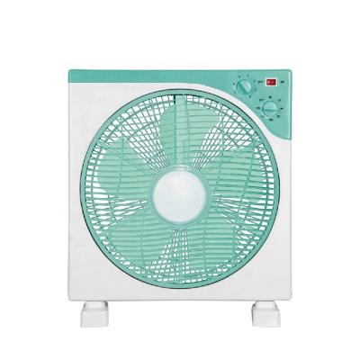 China TIMER box fan 12 inch laptop stand fan portable cool electric fan with led light for sale