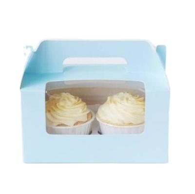 China Wholesale Recyclable Easily Customize Packaging And Luxury Cupcakes / Muffin / Cake / Bread Packaging Boxes With Low Price for sale