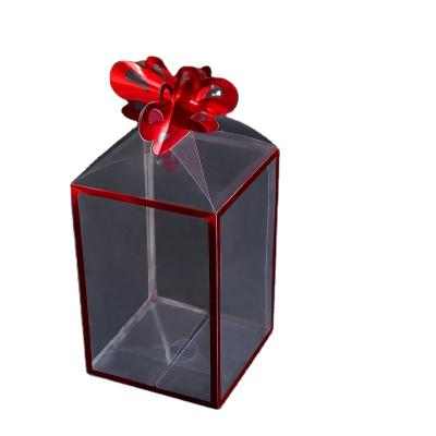 China Luxury Recyclable High Quality Gift Multi-size/Present/Plastic Box Customize Present PVC/PET Plastic Transparent Gift Packaging For Sale for sale