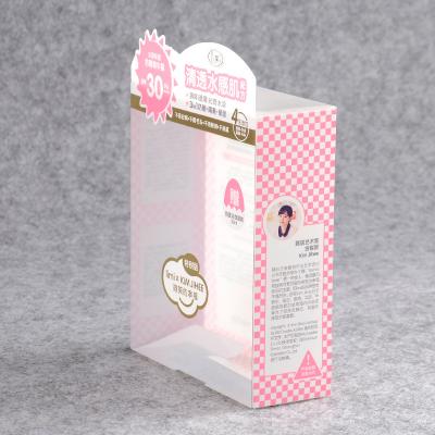 China Best Selling Plastic Cosmetic Packaging Box Recyclable With Clear Window Sun Protection Product Packing Box for sale