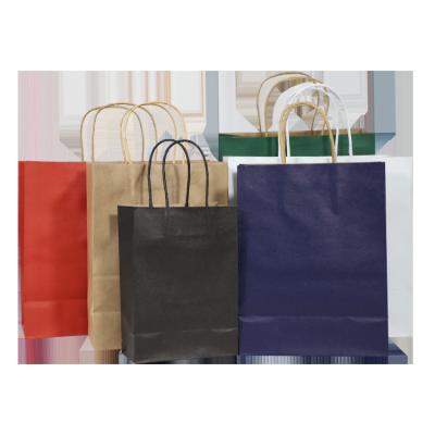 China Recyclable Wholesale High Quality Kraft Paper / Craft / Gifts Bag With Handles With Low Price Tote Bags for sale