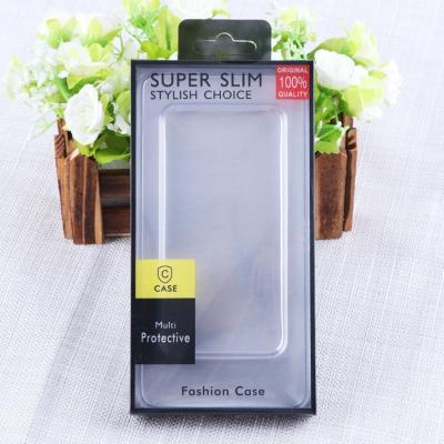 China Recycled Materials Top Sales Phone Case Packaging DIY Design PVC Mobile Phone Case Cover Plastic Box Pattern Clear Case With Inner Tray for sale