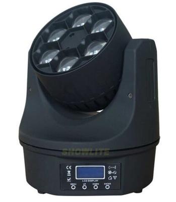 China DJ-Disco bewirken kleine Biene Mini Led Moving Head Wash-Strahl Rgbw-Lichtes LED 6*10W, die Augen Effektstadiumslicht führten zu verkaufen