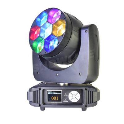 Cina luce par del carrello della latta del carrello LED RGBW dello zoom del lavaggio principale luce della testa di Moing dello zoom del lavaggio del fascio di 7*40W RGBW in vendita