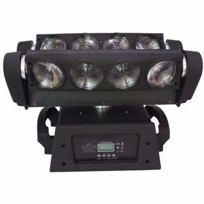 China 8 Augen-Mini Bar Spider Moving Head-Licht, Strahln-Club-Strahln-bewegende Hauptgleichheit 10W RGBW LED kann Licht inszenieren zu verkaufen