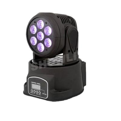 China LED Par Can Stage Lighting , 7x10w Rgbw 4 In 1 Led Moving Head Beam Light DJ Bar Wash Light for sale