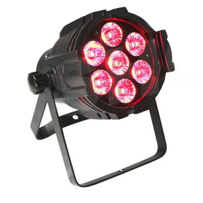 China Dauerhaftes RGBW 7*10W 4 in 1 Stadiums-Licht LED-Gleichheits-Wäsche-Licht-Mini Par Cans RGBWA+UV 6in1/5in1 LED zu verkaufen