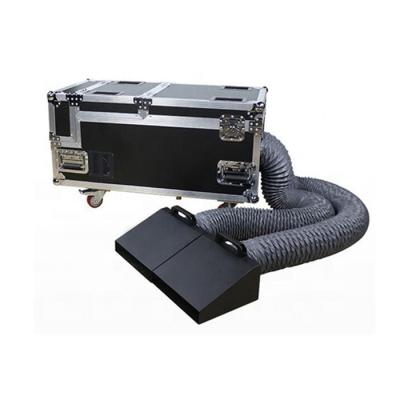 China DMX Ccontrol 3000W Low Lying Double Pipe Weeding Party Stage Ground Smoke Fog Machine zu verkaufen