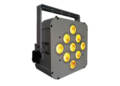 Cina L'attrezzatura par piana del DJ dei uplights della fase del LED 9*18W RGBWA+UV 6in1 ha alimentato la luce senza fili della fase del LED in vendita