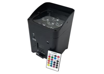 Cina DMX dell'interno con il wifi senza fili telecomandato di IR per il caso di carico 6in1 LED leggero par Uplight del uplighter di evento di nozze del DJ in vendita