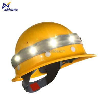 China LED Sports/Work Lamp Helmet Construction Recycling Helmet With Buckle For Lamp Light Led Motorcycle Helmet Light Lamp for sale