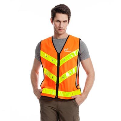 China Water Proof Safety Vest USB Reflective Lightweight Working Safety Rechargeable Hi-Vest for sale