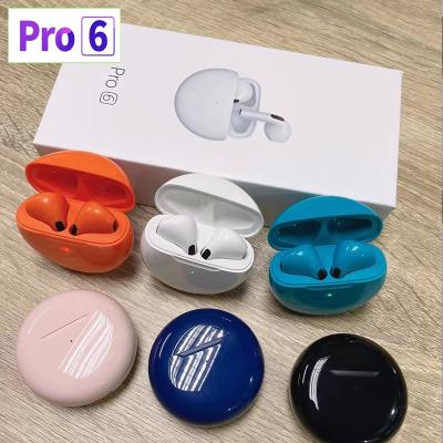 China Pro6 Earbuds Pro6 TWS In-Ear Headphones BT5.0 Wireless High Fidelity Earphone Handsfree Stereo Earbuds For Airpod Pro6 for sale