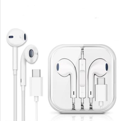 China Best Price In-Ear Wired Earphone With Microphone Stereo USB Band Type C Wired Earphone Headset For Xiaomi for sale