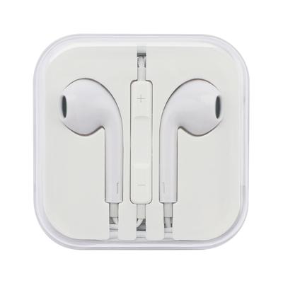 China In-Ear Cheap Price Wired Earphone 3.5mm Stereo 1.2m Hand Free In-Ear Earphone Wired For iPhone 5 5S 6 Plus 6S With MIC for sale