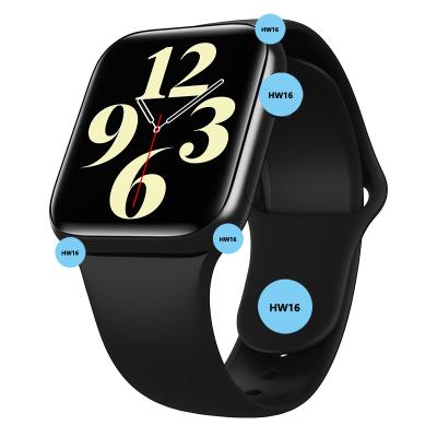 China 2021 HotSale HW16 Touch Screen Smart Watch With Call System Phone Call Split Screen HW16 Smartwatch For Android IOS for sale