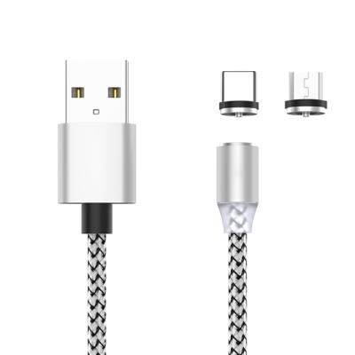 China 2021 newest mobile phone usb cable fishnets fast charging weave led date light cable for android type c for sale