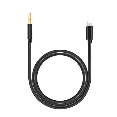 China The line 1Meter high quality car auxiliary car wholesale aux. plug and play cable lightning to male 3.5mm for iPhone for sale