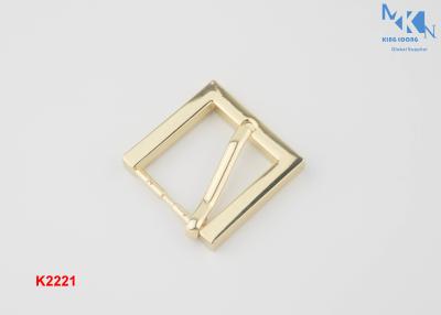 China Zinc Alloy SMetal Belt Buckle Heal Bar Roller Pin Belt Buckle Light Gold Color For Bag for sale