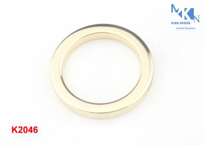 China 25mm innere Durchmesser-O-Ring Schnallen-Licht-Goldfarbe für Taschen u. Kleidung zu verkaufen