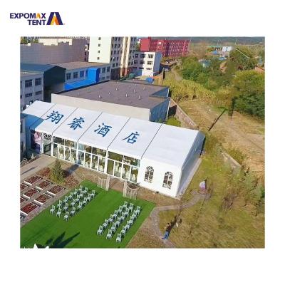 China Water proof 10 x 25m span wedding tent /clear span wedding marquee resistant for sale for sale