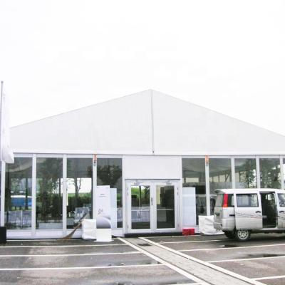 China Long Life 20x30m Outdoor Glass Wall Clear Wedding Party Tents For 500 People for sale