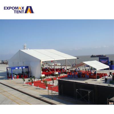 China Long Lifespan Commercial Clear Span Event Trade Show Exhibition Marquee Tent For 150 Guests for sale