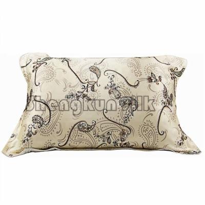 China Wholesales Anti-Static Zipper Closure Envelope Pillowsham Gold Customize Home/Hotel Gift Luxury Silk Pillowcase Pillow Cover for sale