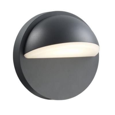 China Polycarbonate Aluminum Decorative Globe Semi Outside Decorative Wall Lights Sconce for sale