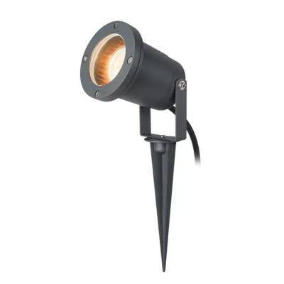 China Hot sale outdoor LANDSCAPE ip65 aluminum black cob 3W 5w led outdoor spike lamp gu10 for sale