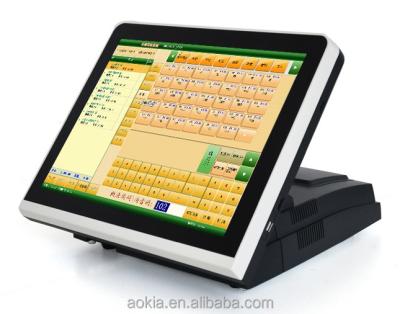 China AK-615 Touch Screen POS Supermarket POS Machine Restaurant Cash Register Terminal 45x43.5x32cm for sale