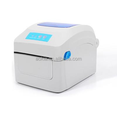 China 104mm Black And White Barcode Printer Direct Thermal Label Printer POS System for sale