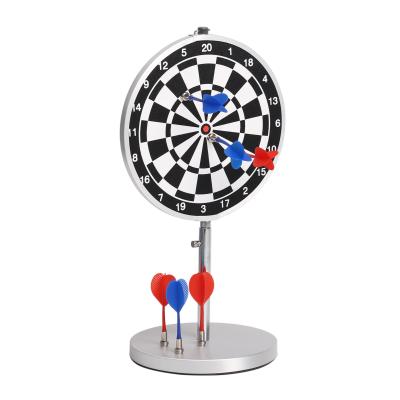 China Plastic Mini Magnetic Dart Board with Magnetic Darts Desktop Toys for Kids and Adults Target Mat for sale