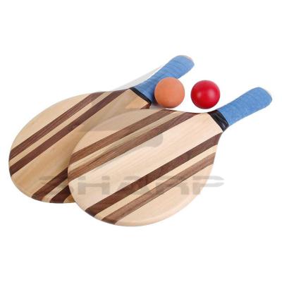 China Hot Selling Wooden Beach Wooden Racket In Reasonable Price High Quality Custom Made Beach Rackets for sale