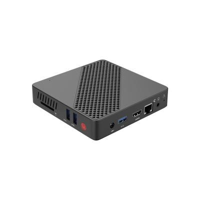 China For Business MINISFORUM N40 Mini eMMC Fanless PC RTS Intel Celeron N4020 Mini eMMC Dual Band SSD Wake Fanless Power Saving Fanless for sale