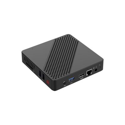 China No MINISFORUM N40 Intel Celeron N4000 Mini PC RTS eMMC Mini Fanless Wake SSD WOL RTC Computer 4K Case Desk for sale