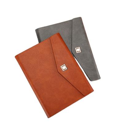 中国 Printed Three Fold PU Hardcover Journal Leather Enrolls Planner 2022 Customized 6 Ring Budget Binder 販売のため