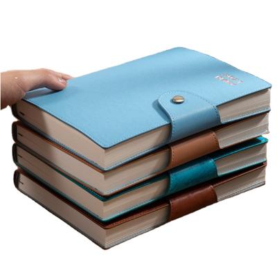 中国 Custom Logo A5 Debossed Hardcover PU Leather Notebook Diary Diary Planner PU Leather Diary Planner with Click Buckle 販売のため