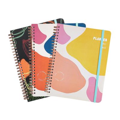 China 2022 Custom Diary Spiral Notebook Hardcover A5 Printing Spiral Notebook Agenda Planner 2022 en venta