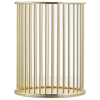 China House. Office. Luxury Good Quality School Custom Office Metal Wire Welding Rose Gold Round Pencil Pen Holder For Office en venta