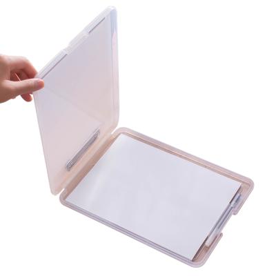 Cina Eco-friendly A4 Plastic Clipboard Storage Plastic Clipboard Custom Clipboard With Storage Care Storage Clipboard in vendita