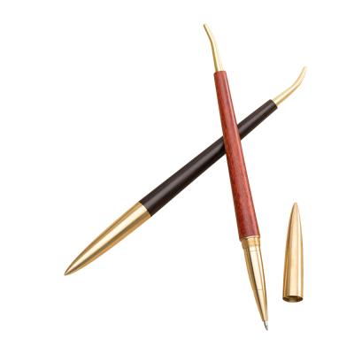 China office & School pen; Red Wooden Ball Pen Writing Set Rosewood Ballpoint Pen Promotional Design New Parque Nice Gift Stylish Novelty Pen for sale