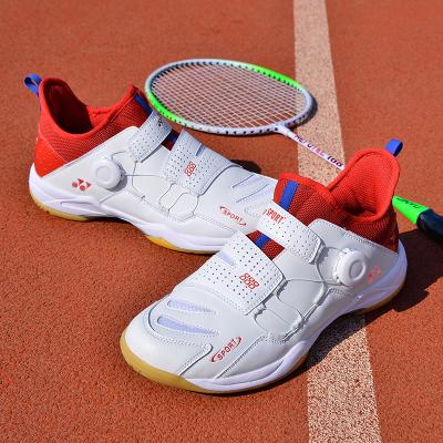 China Sport Training Indoor Court Tennis Anti-skid Training Comfortable Mesh Latest Badminton Shoes Men Breathable for sale