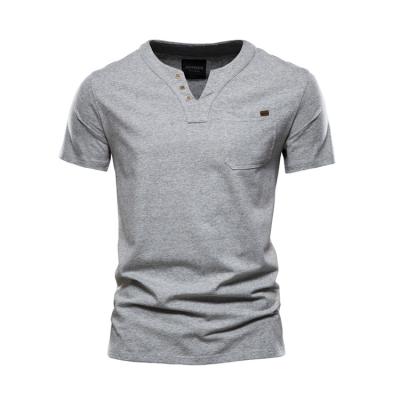 China Direct Sales Popular Comfortable Short Sleeve Style Cotton Top Anti-pilling T-shirt Premium 100% Men for sale